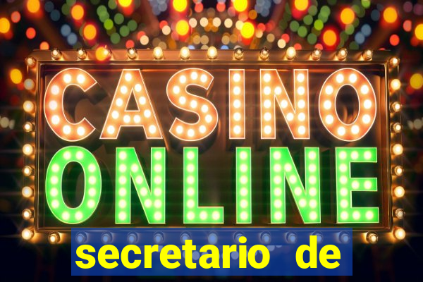 secretario de esporte salario